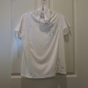 NWT Under Armour Women’s Size Small HeatGear ISO-Chill Cowl Neck Short Sleeve